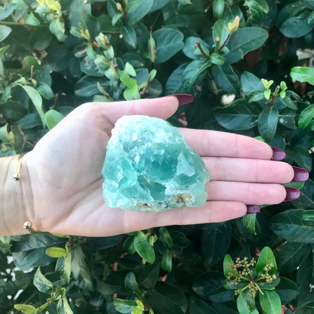 Green Fluorite Chunk 🌿